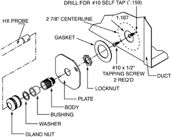 HX10-DM Duct Mounting Kit